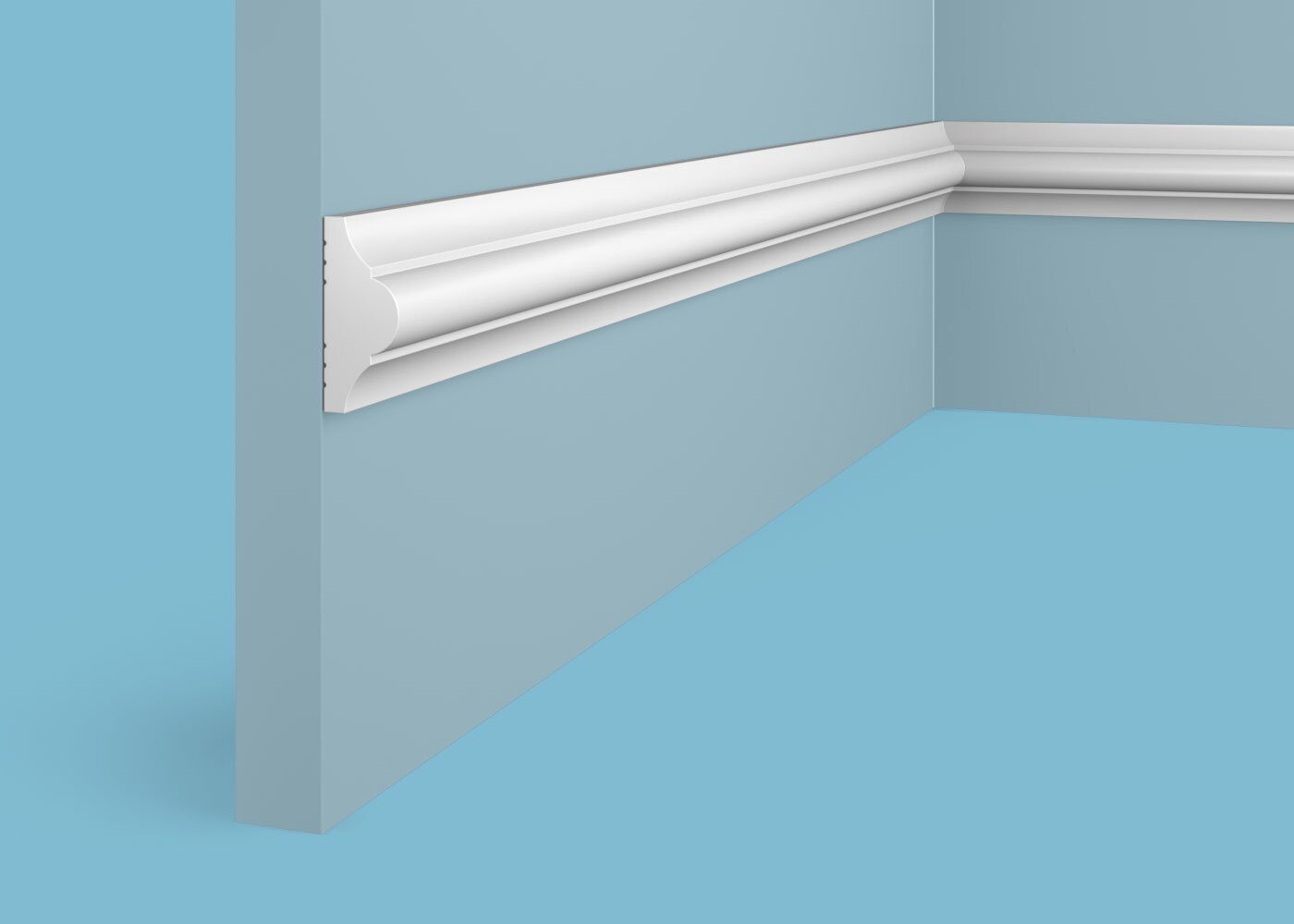 Ideal — Молдинг Cosca MX002, 40x17x2000мм, Экополимер (Молдинг ударопрочный)