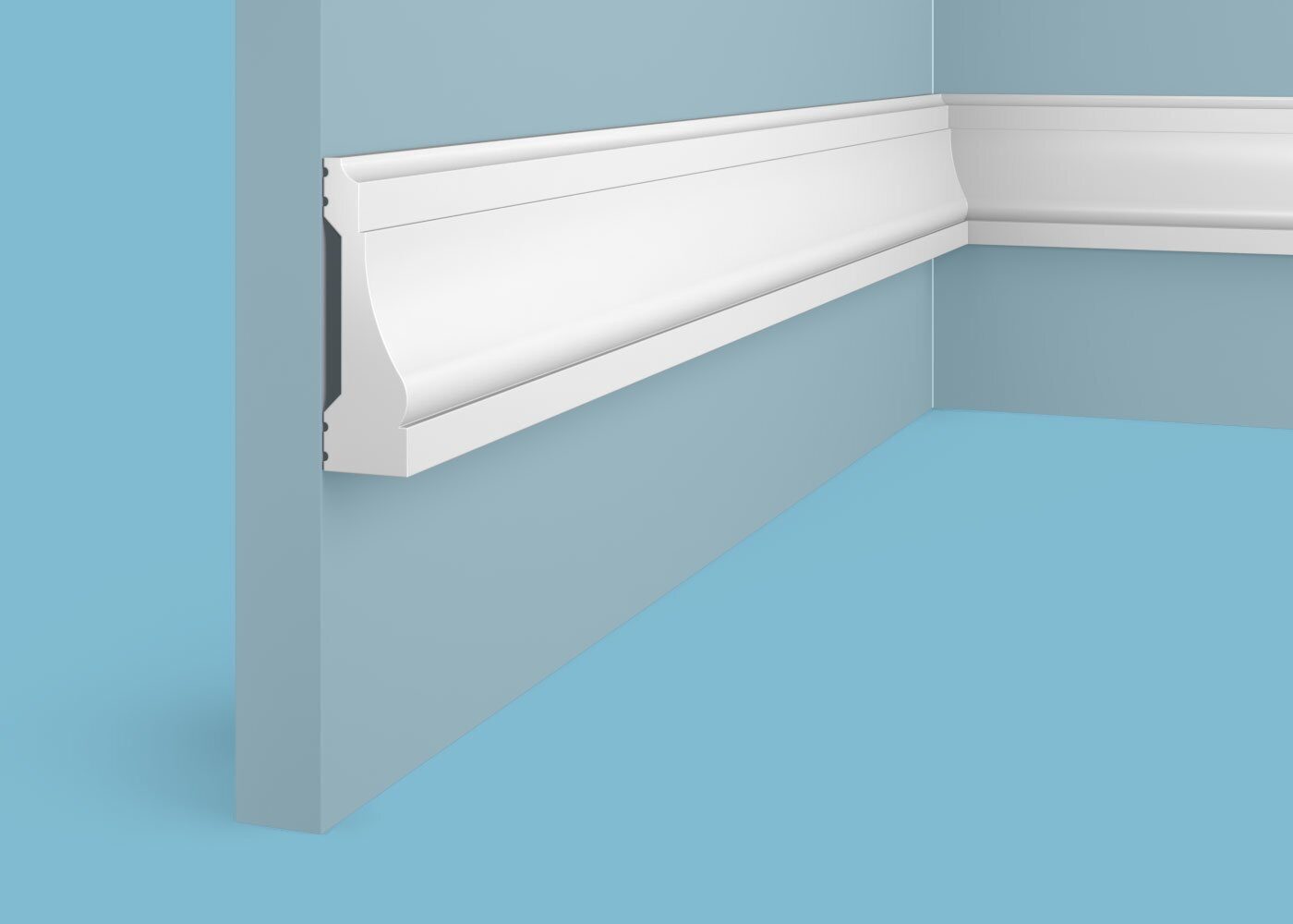 Ideal — Молдинг Cosca MX016, 64x19x2000мм, Экополимер (Молдинг ударопрочный)