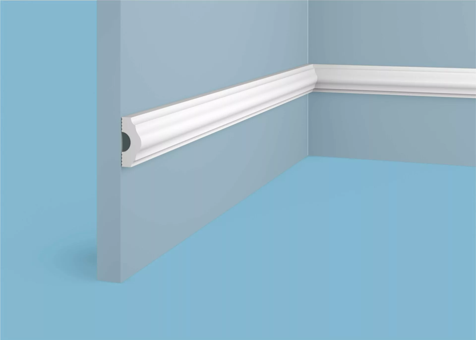 Ideal — Молдинг Cosca MX020, 37x16x2000мм, Экополимер (Молдинг ударопрочный)