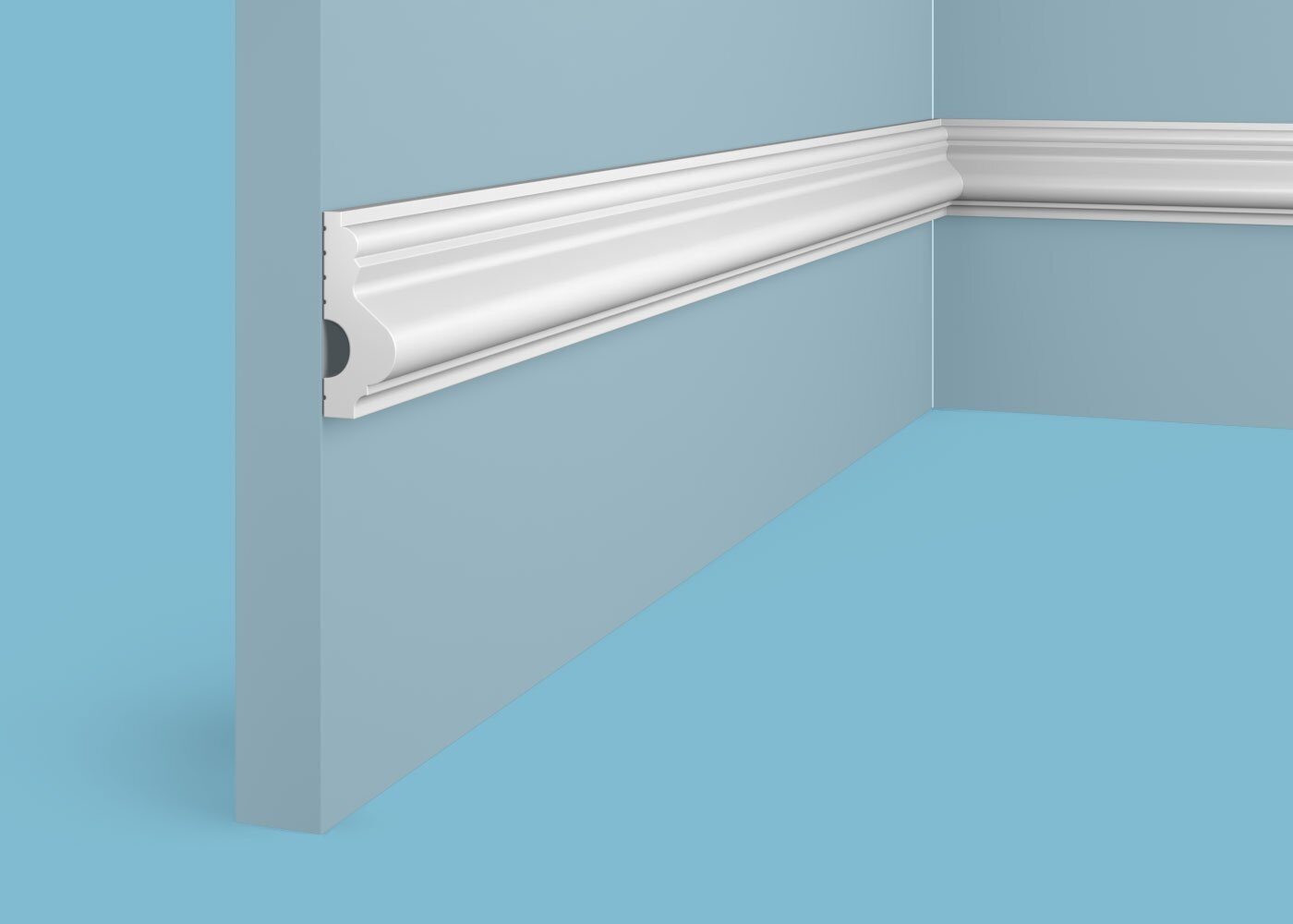 Ideal — Молдинг Cosca MX037, 42x16x2000мм, Экополимер (Молдинг ударопрочный)