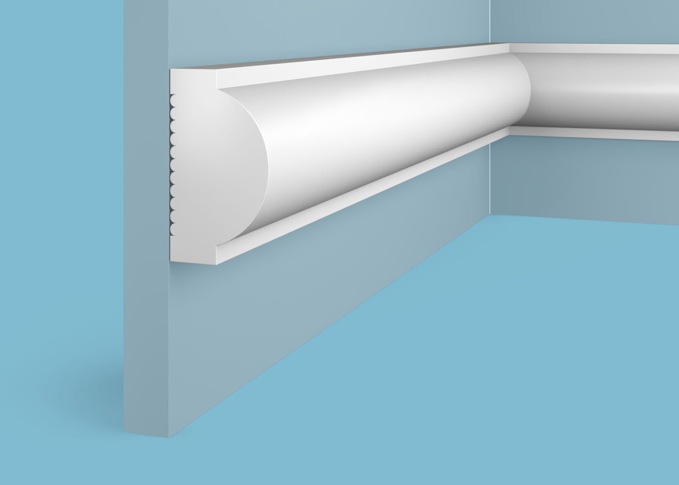 Ideal — Молдинг Cosca MX040, 15x8x2000мм, Экополимер (Молдинг ударопрочный)