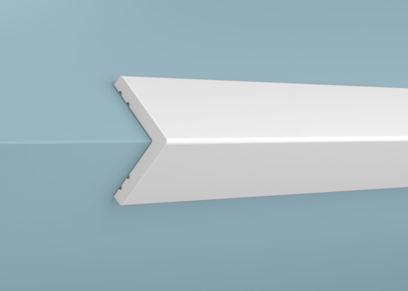 Ideal — Угол Cosca AX002, 18x18x2000мм, Экополимер (Угол ударопрочный)