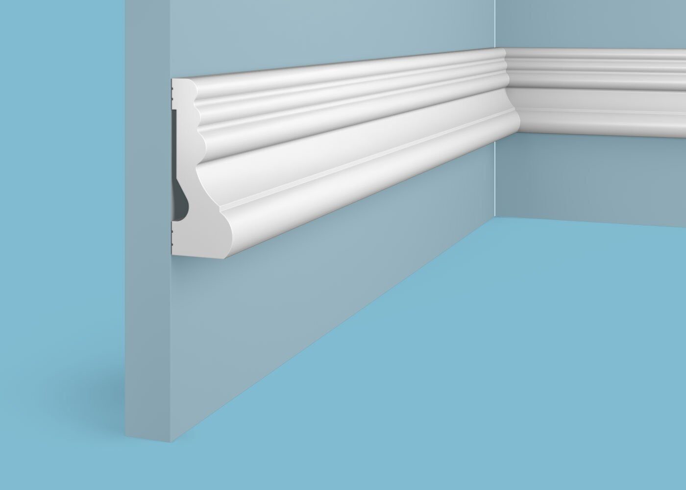 Ideal — Молдинг Cosca MX043, 68x26x2000мм, Экополимер (Молдинг ударопрочный)