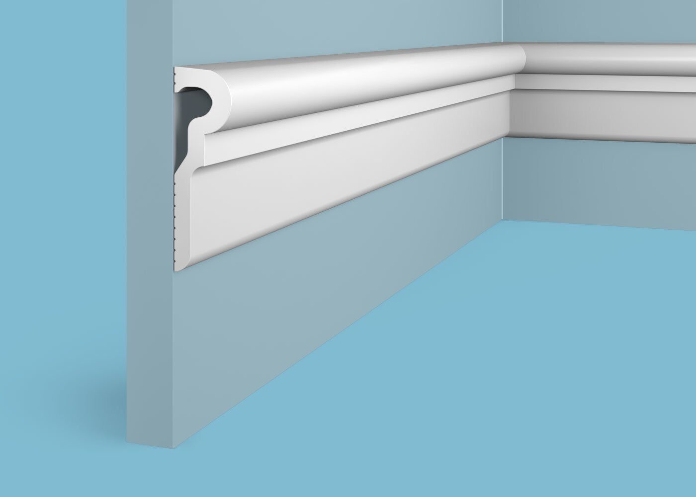 Ideal — Молдинг Cosca MX027, 78x24x2000мм, Экополимер (Молдинг ударопрочный)