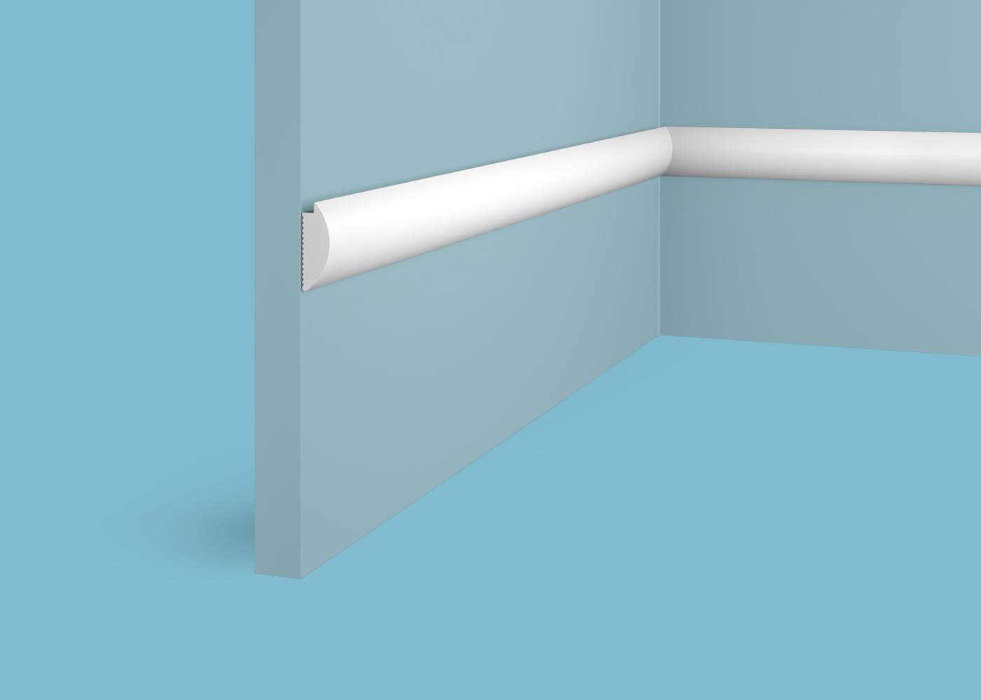 Ideal — Молдинг Cosca MF006, 35x12x2000мм, Экополимер (Молдинг ударопрочный)