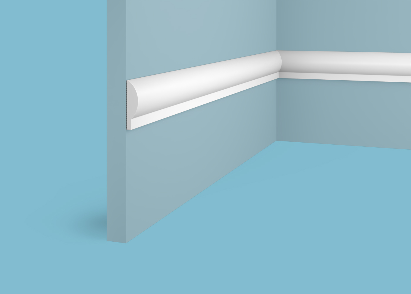 Ideal — Молдинг Cosca MF005, 46x12x2000мм, Экополимер (Молдинг ударопрочный)