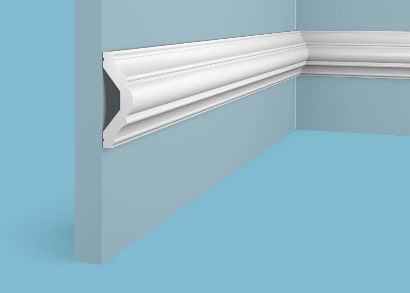 Ideal — Молдинг Cosca MX022, 62x22x2000мм, Экополимер (Молдинг ударопрочный)