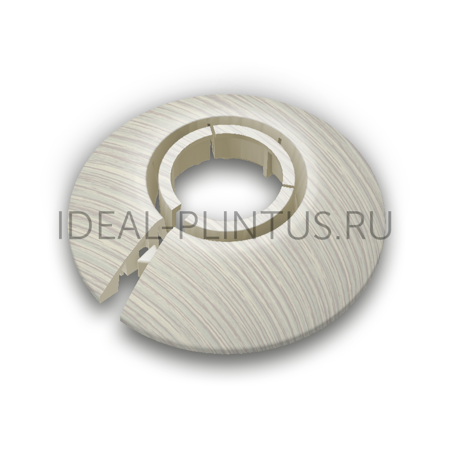 Ideal — Обвод для Труб IDEAL Универсальный Ø16-22мм Идеал, 252 Ясень белый
