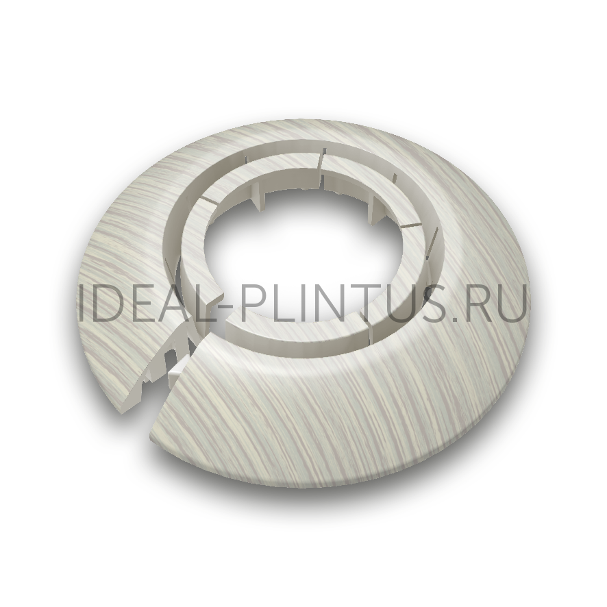 Ideal — Обвод для Труб IDEAL Универсальный Ø25-34мм Идеал, 252 Ясень белый
