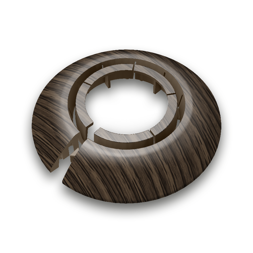 Ideal — Обвод для Труб IDEAL Универсальный Ø25-34мм Идеал, 291 Орех