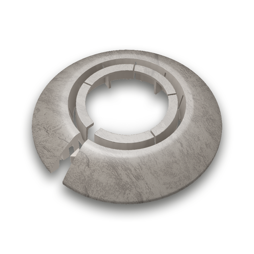 Ideal — Обвод для Труб IDEAL Универсальный Ø25-34мм Идеал, 547 Лофт светло-серый