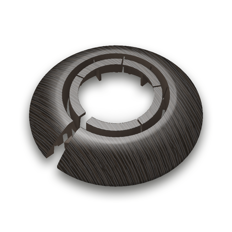 Ideal — Обвод для Труб IDEAL Универсальный Ø25-34мм Идеал, 303 Венге темный