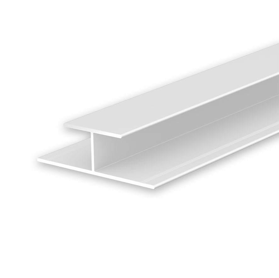 Ideal — Профиль стыковочный для панелей Идеал Ламини 8мм 3.0м, 001-0 Белый Глянцевый