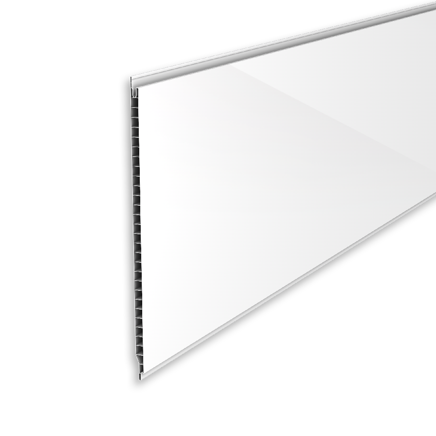 Ideal — Панель стеновая Идеал Ламини 250мм 3.0м, 001 Белый Матовый (300x8x2700мм)