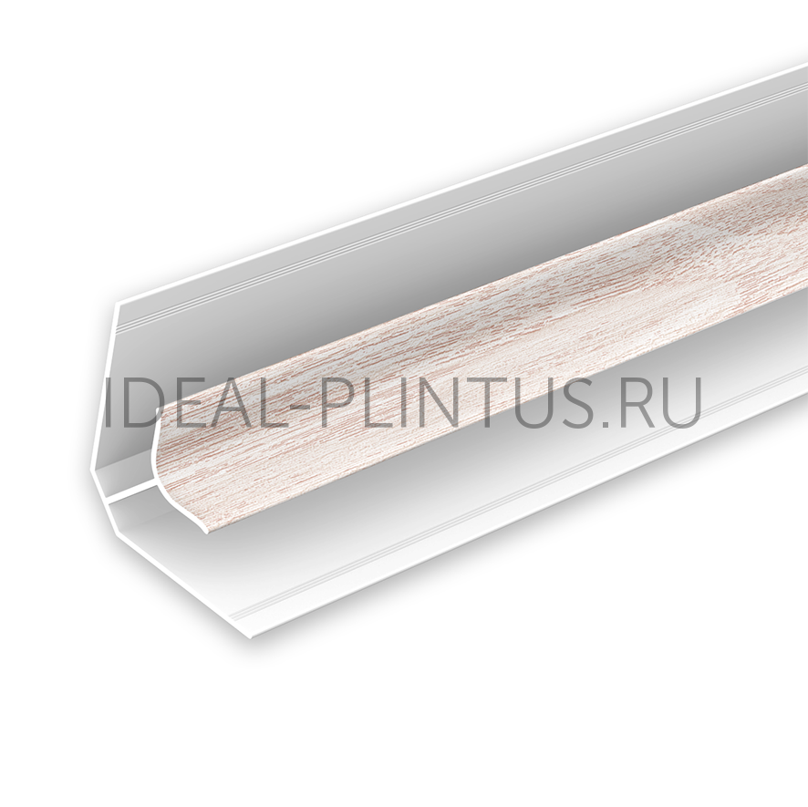 Ideal — Угол внутренний для панелей Идеал Ламини, 8мм 2.7м, 366 Лиственница кремовая