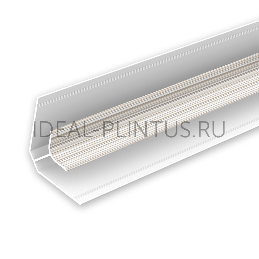 Ideal — Угол внутренний для панелей Идеал Ламини, 8мм 2.7м, 502 Рипс оливковый