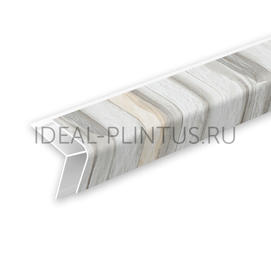 Ideal — Угол наружный для панелей Идеал Ламини, 8мм 2.7м, 182 Сланец светло-серый