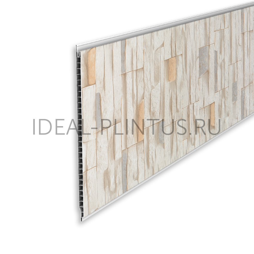 Ideal — Панель стеновая Идеал Ламини 250мм 2.7м, 183 Сланец светло-бежевый (250x8x2700мм)