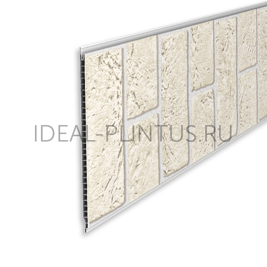 Ideal — Панель стеновая Идеал Ламини 250мм 2.7м, 193 Кирпич бежевый (250x8x2700мм)