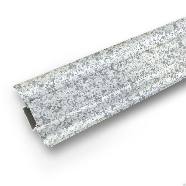 Ideal — Напольный пластиковый плинтус пвх Идеал Комфорт к55 Камешки 171 (ideal Comfort 55х22х2200 мм)