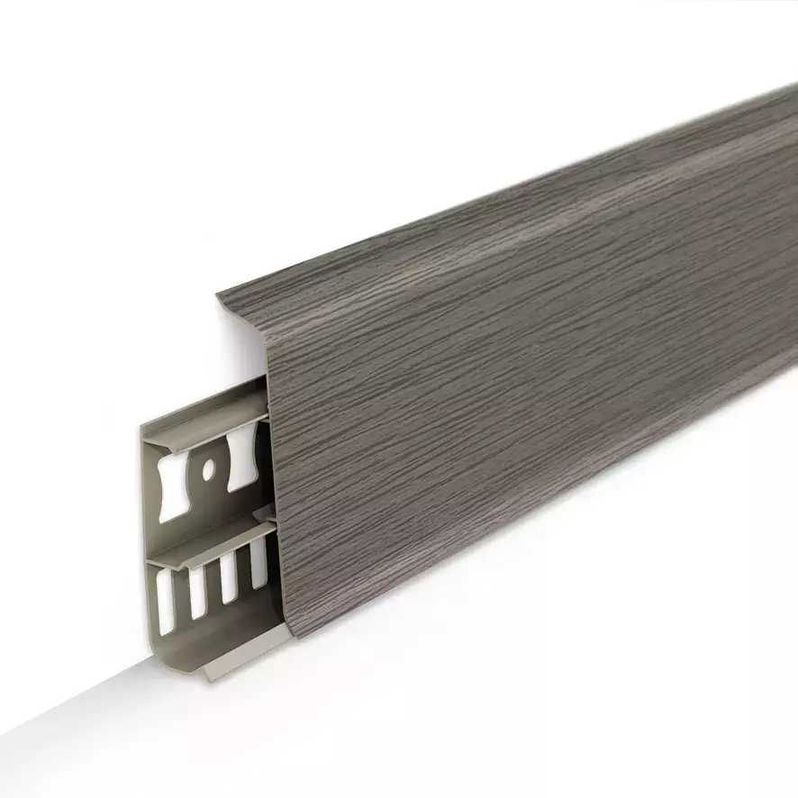 Ideal — Напольный пластиковый плинтус пвх Деконика D85 275 Сосна оливье (ideal Deconika 85х21х2200 мм) — Ideal, katalog