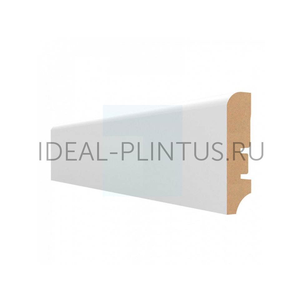 Ideal — Плинтус напольный МДФ белый 58х16х2050 мм. SM Classic SM 02-60 — Ideal, mdf