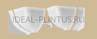 Ideal — Набор комплектующих для для галтели ГМ IDEAL (набор из 4 эл. во флоупаковке) 001 Белый