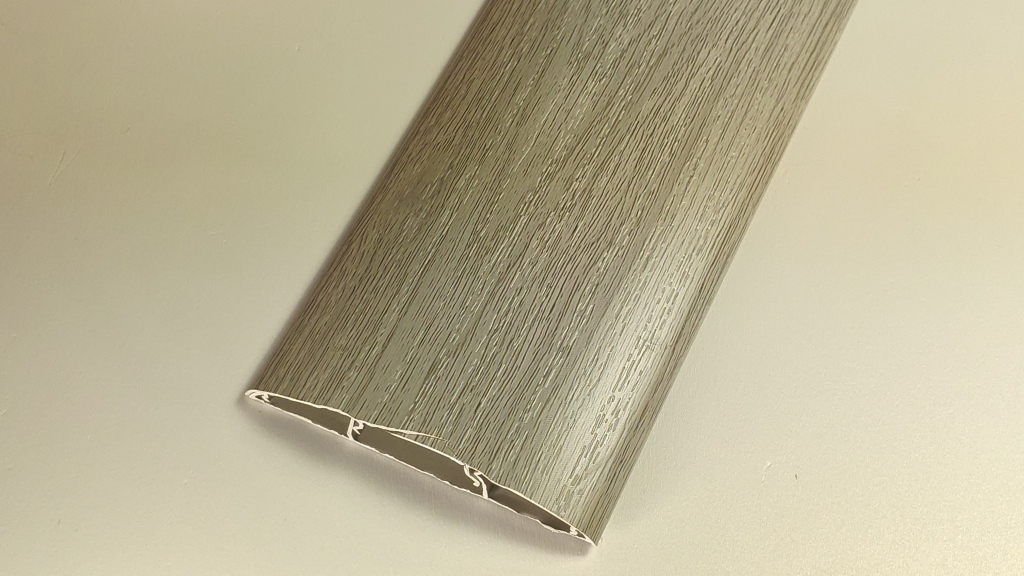 Ideal — Наличник с кабель-каналом Идеал 70х12х2200 мм. 214 Дуб серый