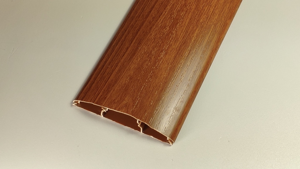 Ideal — Наличник с кабель-каналом Идеал 70х12х2200 мм. 244 Вишня темная