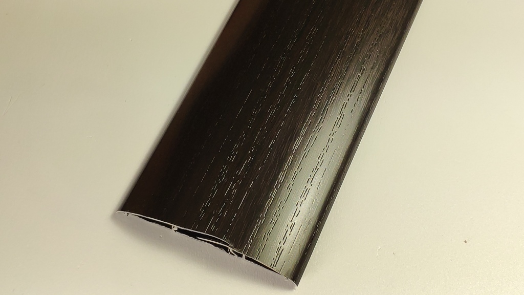 Ideal — Наличник с кабель-каналом Идеал 70х12х2200 мм. 302 Венге черный