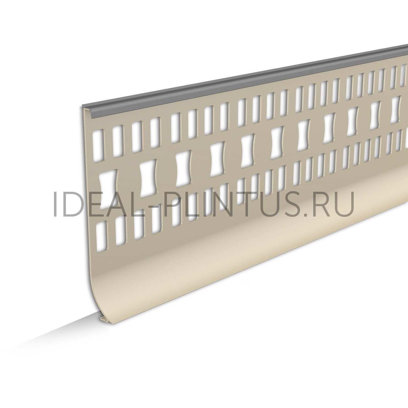 Ideal — Плинтус для линолеума IDEAL 006 Темно-серый 100x16x2х2200мм ПЛв-006