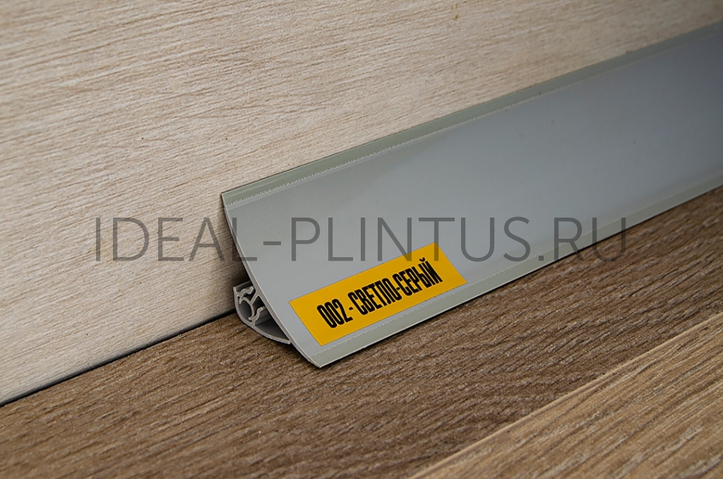 Ideal — Плинтус для столешницы Идеал 002-0 Светло серый Глянцевый
