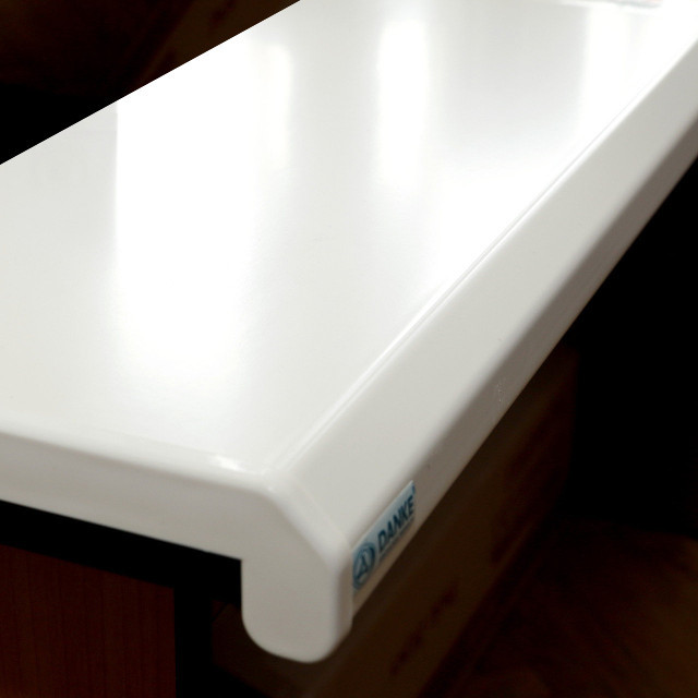 Ideal — Подоконник пластиковый DANKE STANDARD Сатин бьянко (белый матовый)