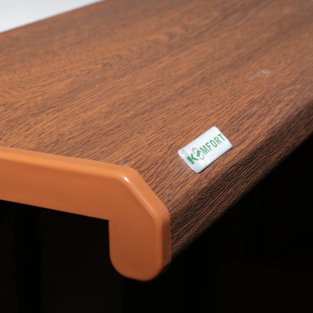 Ideal — Цветной пластиковый подоконник дуб золотой матовый — Ideal, podokonniki danke