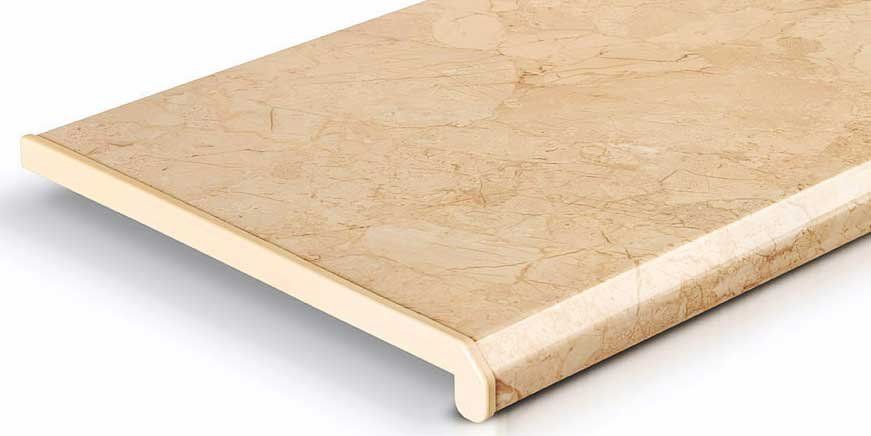 Ideal — Подоконник пластиковый Данке Крем де турке глянцевый, DANKE PREMIUM — Ideal, podokonniki danke