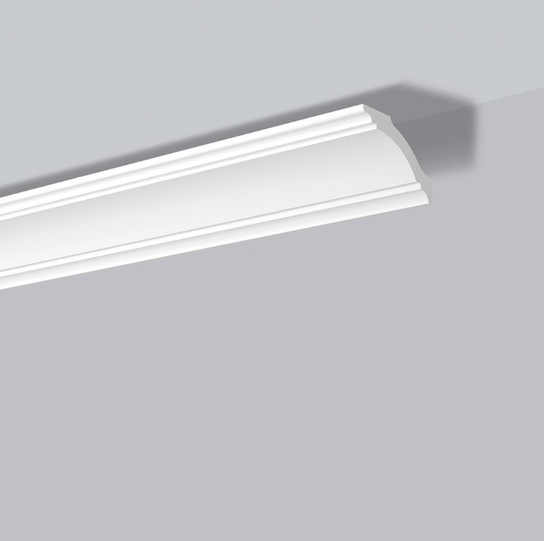 Ideal — Потолочный плинтус NMC LX-73 (GK) /90мм 50x75x2000 мм. NMS