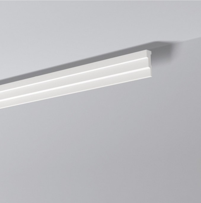 Ideal — Потолочный плинтус из пенополистирола M2 20x60x2000 мм. NMS