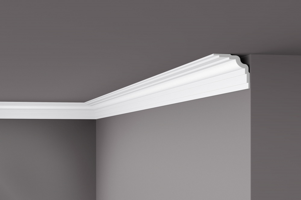 Ideal — Потолочный плинтус из дюрополимера 78x78x2000 мм. NMS