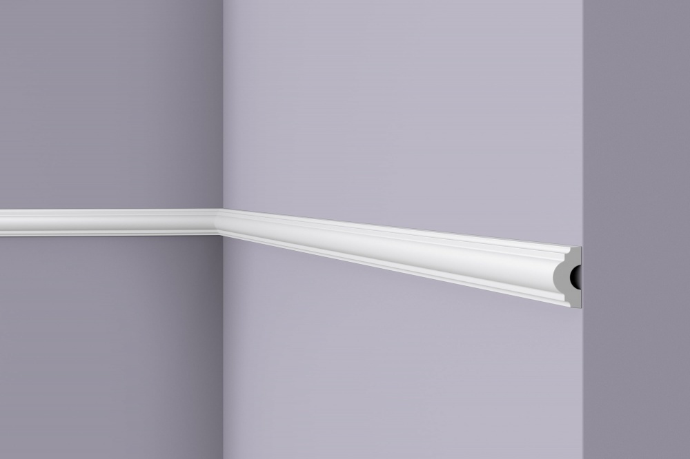Ideal — Молдинг из дюрополимера WL-7, Wallstyl 12.5x25x2000 мм NMS — Ideal, molding iz dyuropolimera