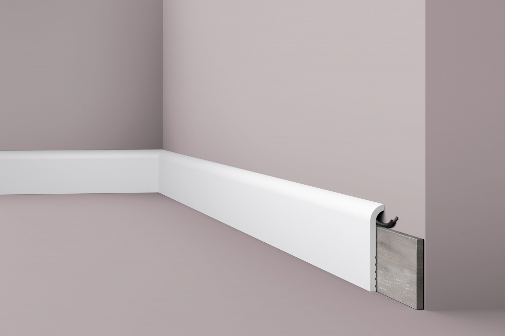 Ideal — Напольный плинтус из дюрополимера 110x22x2000 мм. NMS — Ideal, napolnyy plintus iz dyuropolimera