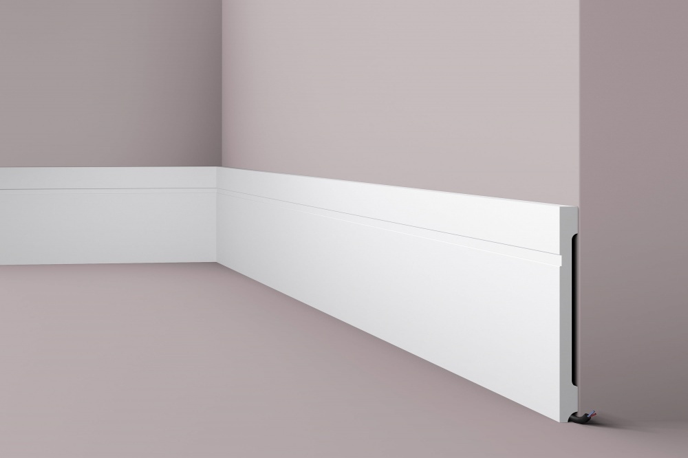 Ideal — Напольный плинтус из дюрополимера 200x18x2000 мм. NMS — Ideal, napolnyy plintus iz dyuropolimera