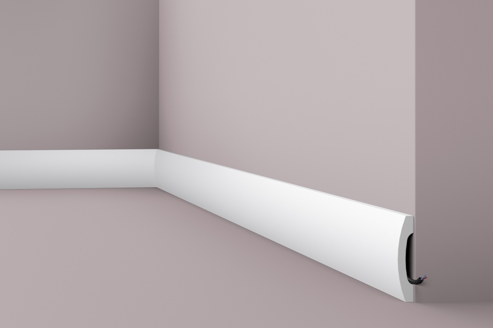 Ideal — Напольный плинтус из дюрополимера 100x20x2000 мм. NMS — Ideal, napolnyy plintus iz dyuropolimera