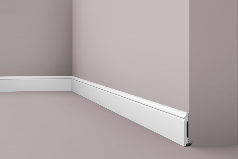 Ideal — Напольный плинтус из дюрополимера 80x13x2000 мм. NMS — Ideal, napolnyy plintus iz dyuropolimera