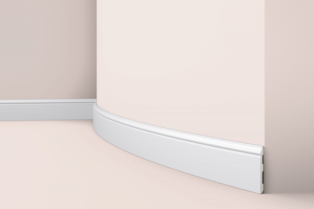 Ideal — Напольный плинтус из дюрополимера 80x12x2000 мм. NMS — Ideal, napolnyy plintus iz dyuropolimera