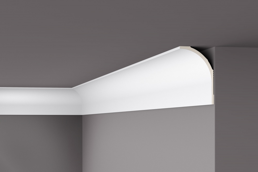 Ideal — Потолочный плинтус из полиуретана 115x185x2000 мм. NMS — Ideal, potolochnyy plintus iz poliuretana