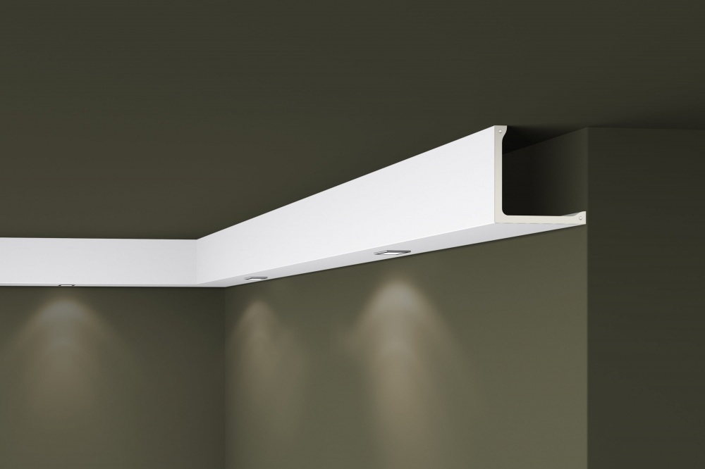 Ideal — Потолочный плинтус из полиуретана 150x150x2000 мм. NMS — Ideal, potolochnyy plintus iz poliuretana