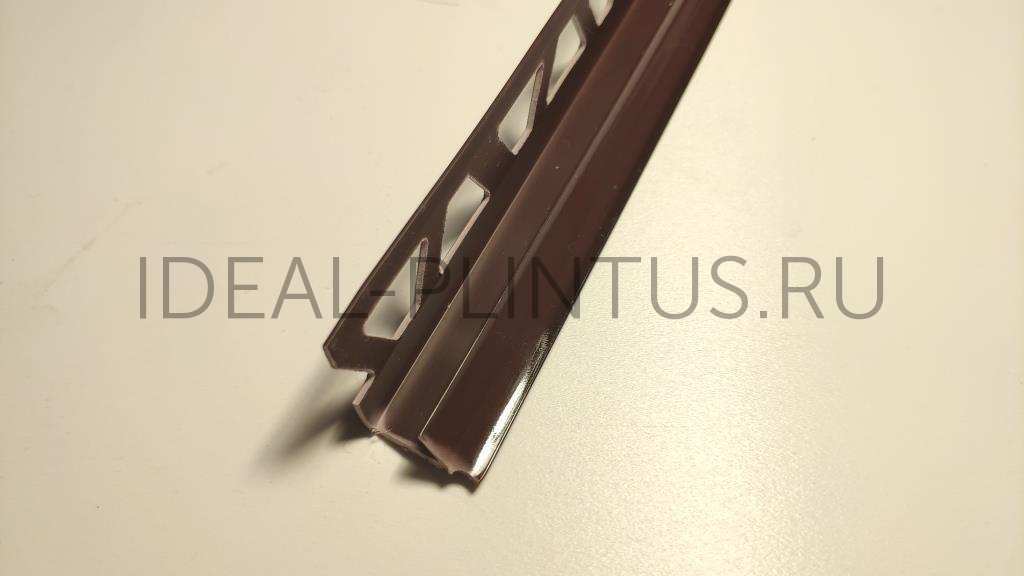 Ideal — Раскладка внутренняя для плитки 8 мм. Идеал 032 Темно-коричневый