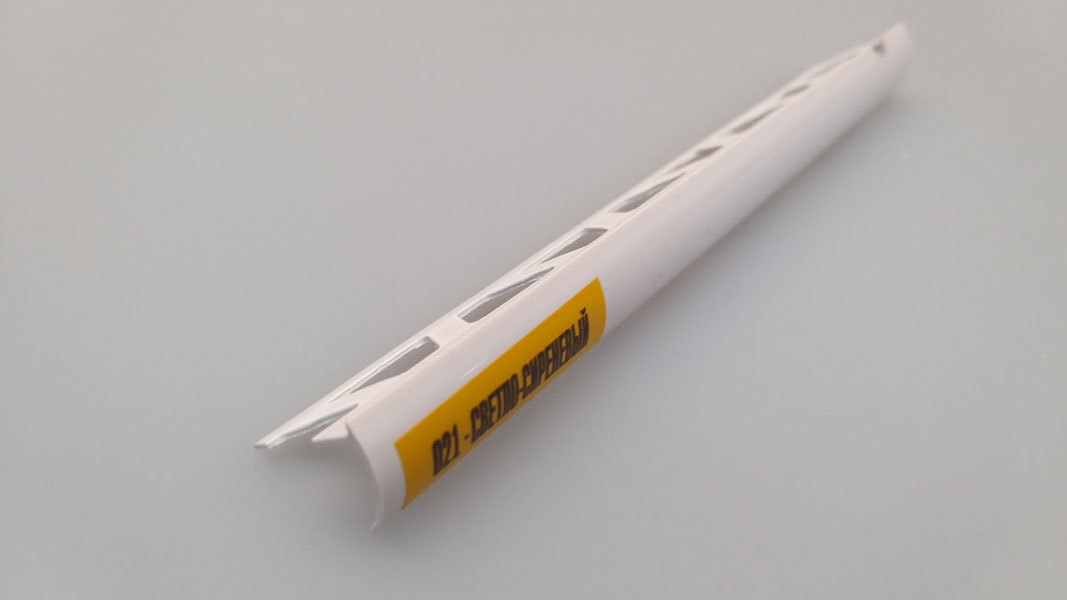 Ideal — Раскладка наружная для плитки 10 мм. Идеал-021 Светло-сиреневый