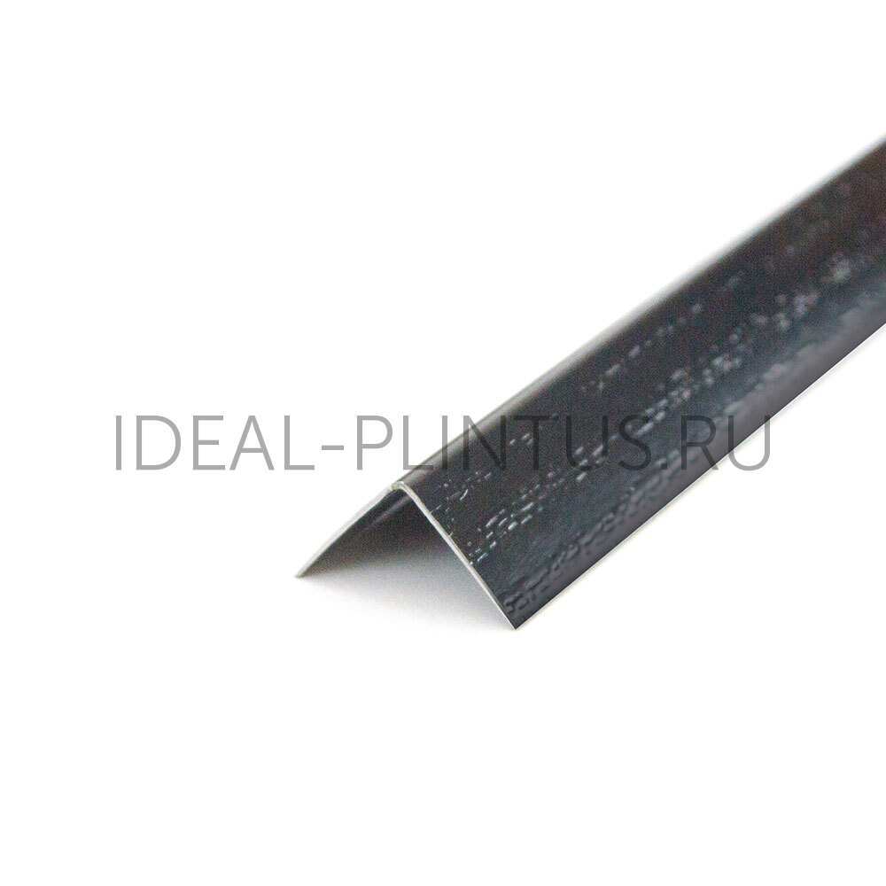 Ideal — Угол пластиковый Идеал 15х15х2700 мм. 007 Черный