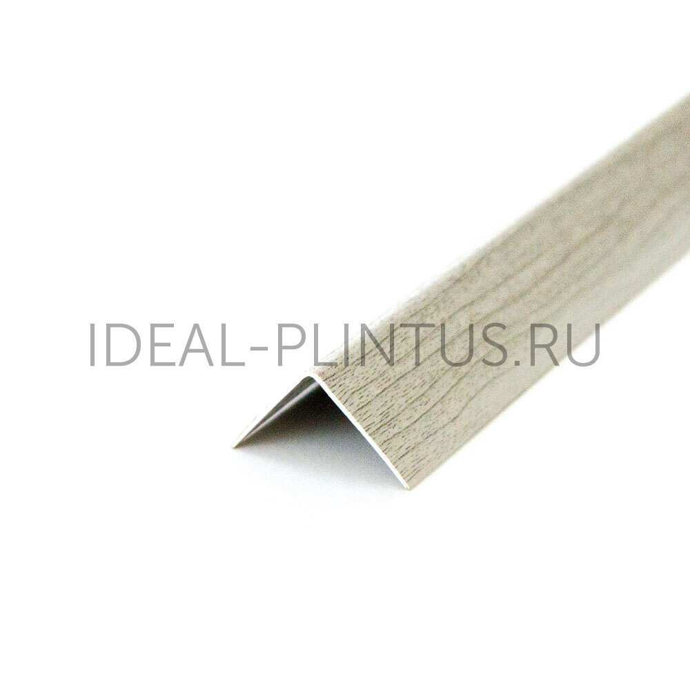 Ideal — Угол пластиковый Идеал 15х15х2700 мм. 253 Ясень серый